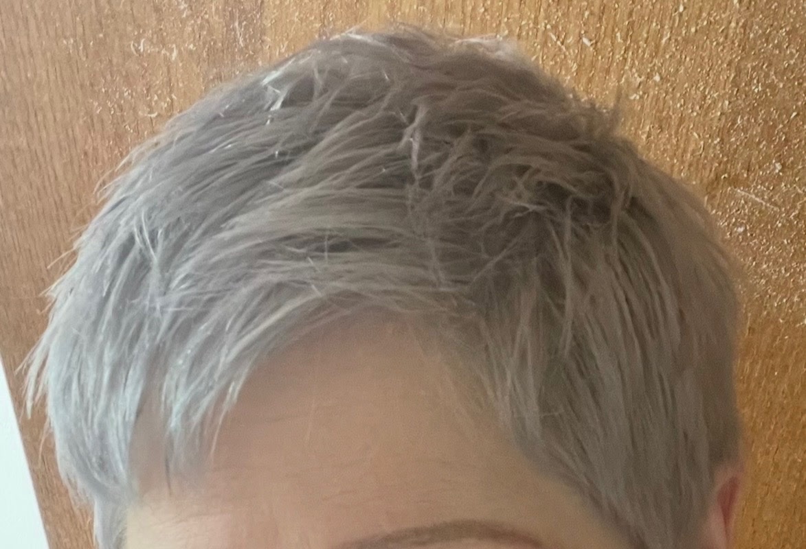 Men's silver textured cut by Lisa